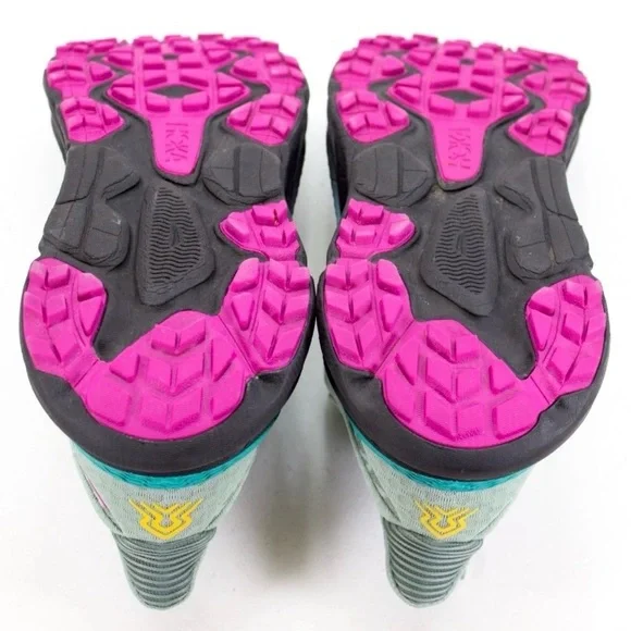 Hoka Challenger ATR 7 Womens Sz US 9.5 B Aloe Vera Black Trailing Running Shoes - Picture 13 of 13